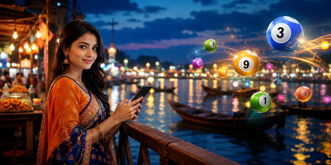 সুন্দরবনের ক্যাসিনো এবং লটারি বাজার রাতে